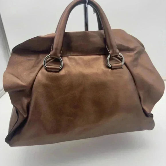 PRADA Rovere Mordore Nappa Leather Bauletto - Picture 2 of 16